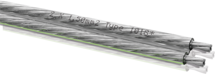 Oehlbach Silverline LS-Cable 2x1,5mm 1m Cut from Spool Speaker Cable without Connectors