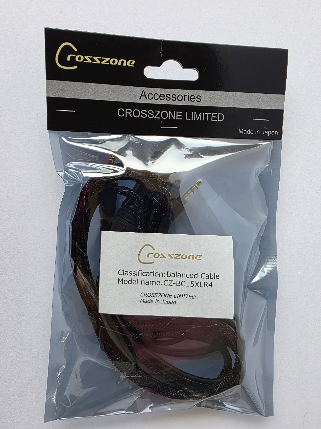 Crosszone CZ-BC15XLR4 Balance Headphone Cable 1,5m