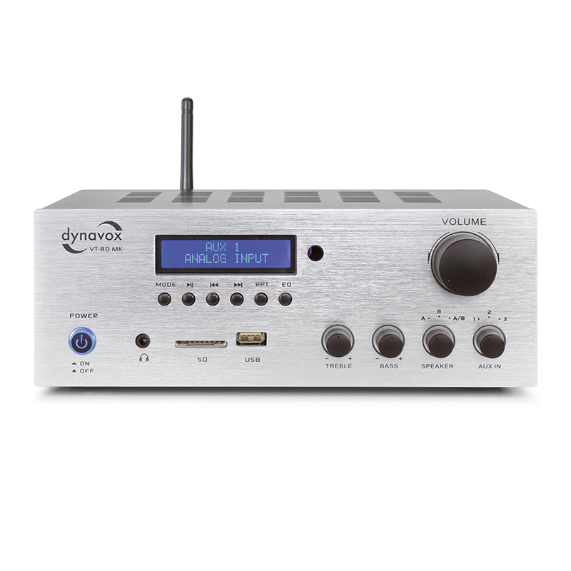 Dynavox VT-80 MK Stereo Amplifier Silver