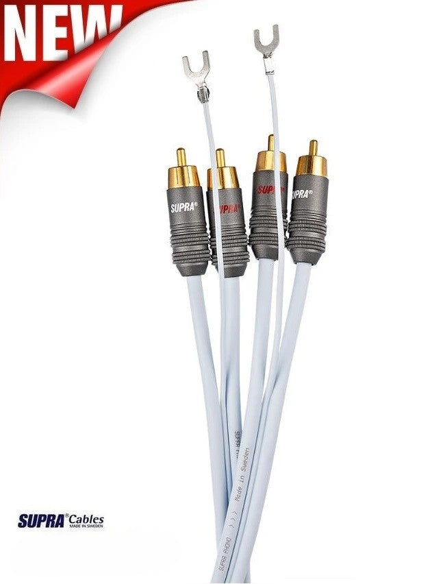 SUPRA PHONO 2RCA-SC AUDIO Anniversary 1m