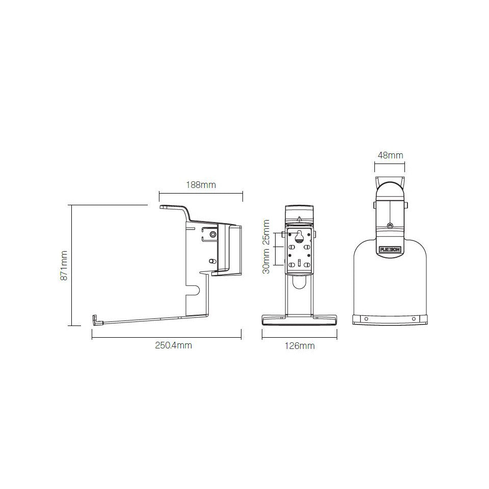 Flexson Wall Mount for Sonos Five/PLAY:5 black