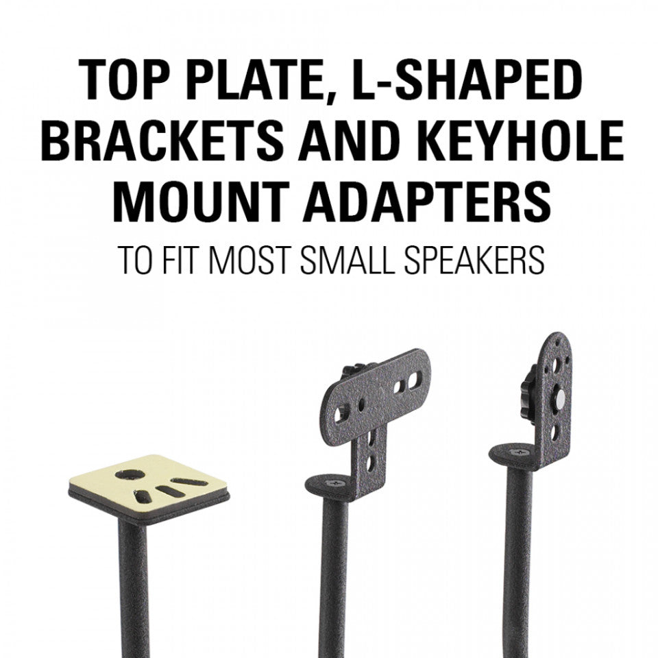 Sanus HTB3-B1 Adjustable Speaker Stands for Satellite Speakers up to 1,8kg