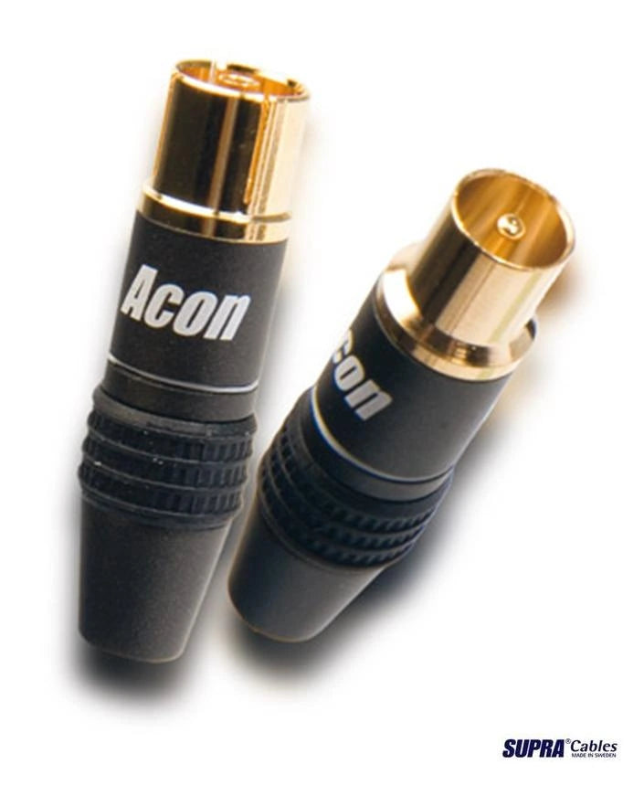 SUPRA Acon Aerial gold plated connector