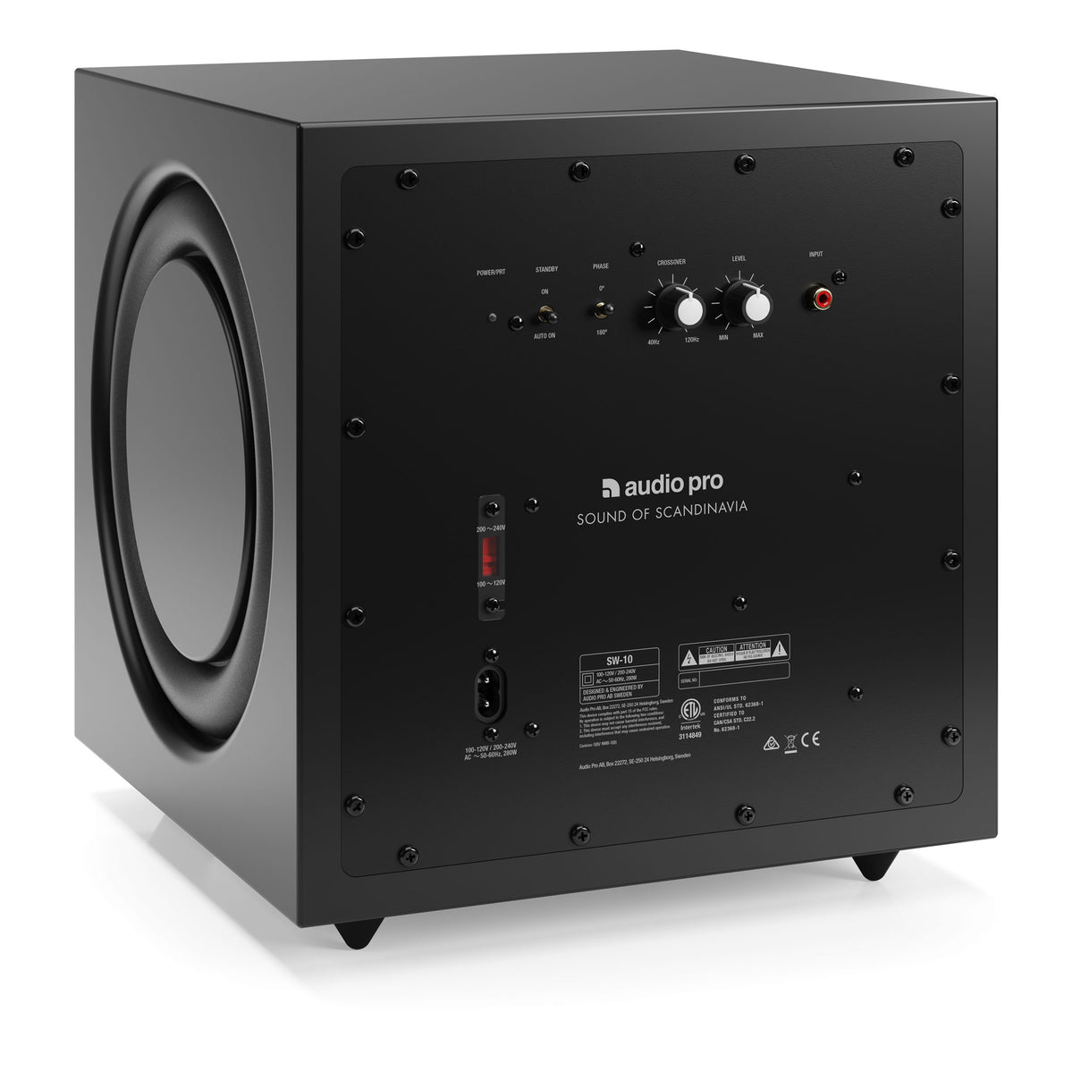 Audio Pro SW-10 Active Subwoofer - black