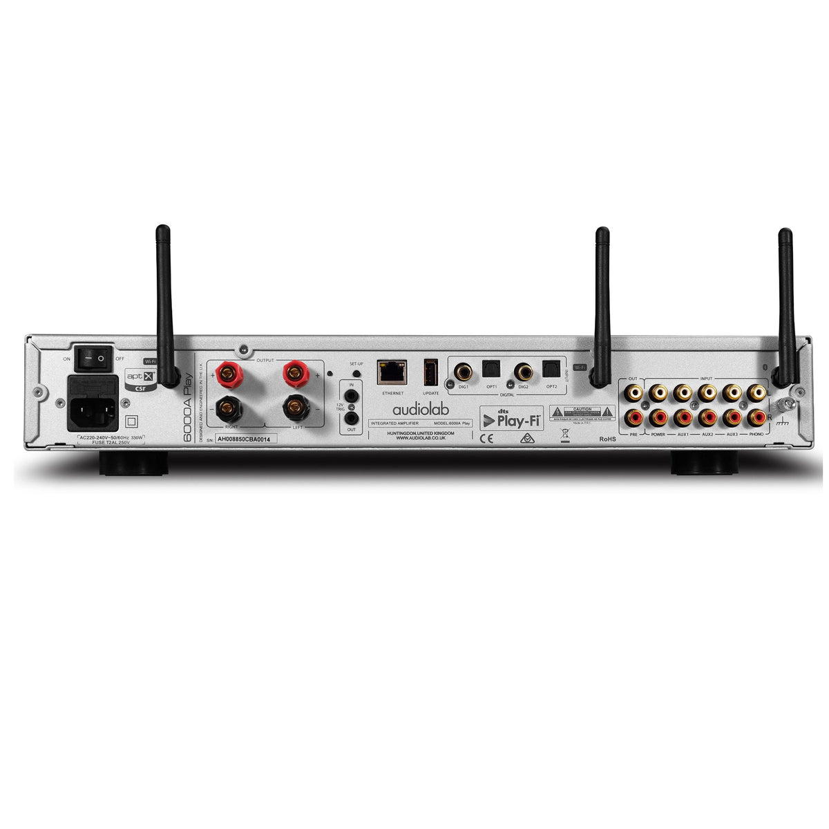 Audiolab 6000A Play Wireless Streaming Integrated Amplifier Silver
