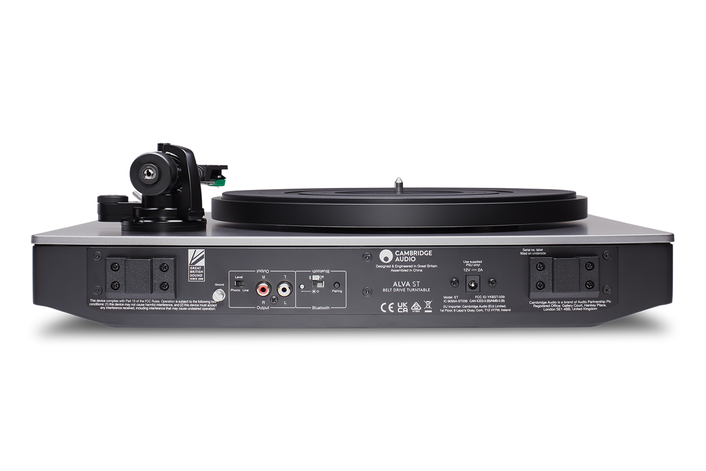 Cambridge Audio Alva ST Belt Drive Turntable with Bluetooth Aptx HD