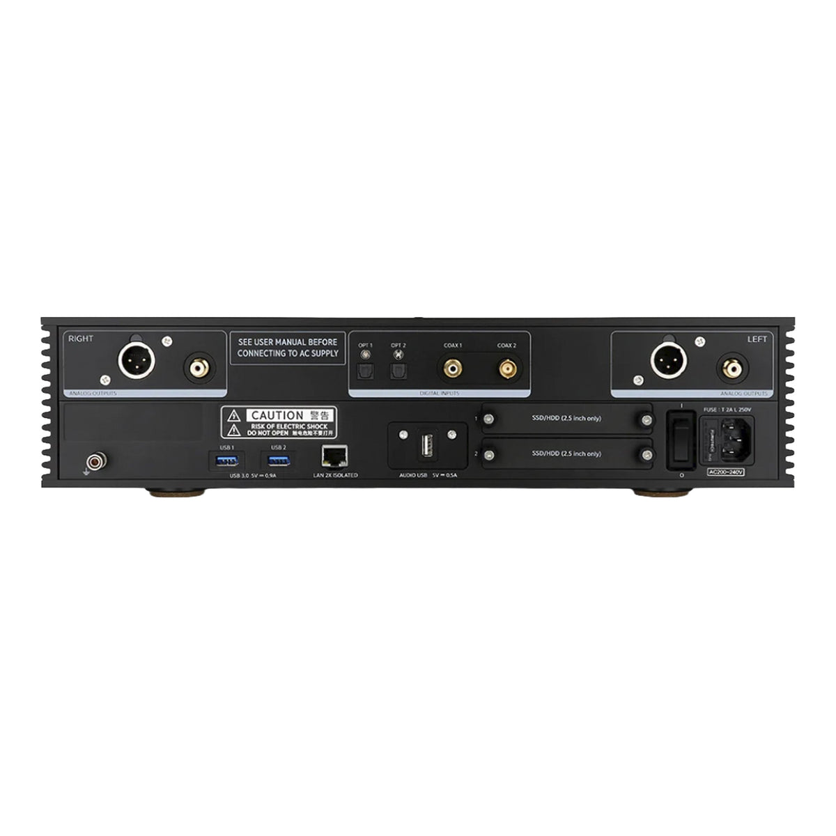 Aurender A20 Signature Analog Music Server Black
