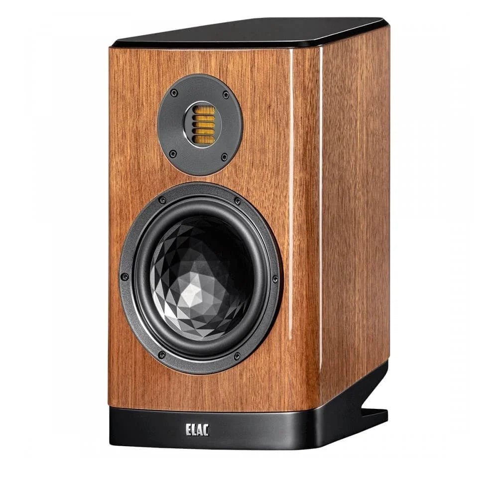 Elac Vela 2.0 VBS404.2 Bookshelf Speakers (1 Pair) - Walnut High Gloss