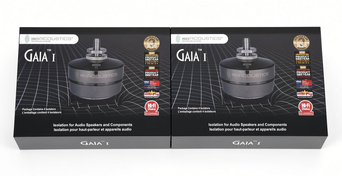 IsoAcoustics GAIA I speaker isolation feets (2 Sets = 8 pcs)