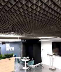 MUSIC1ST Acoustic Foam Absorber 7cm Pyramid Panel, dark grey, various sizes