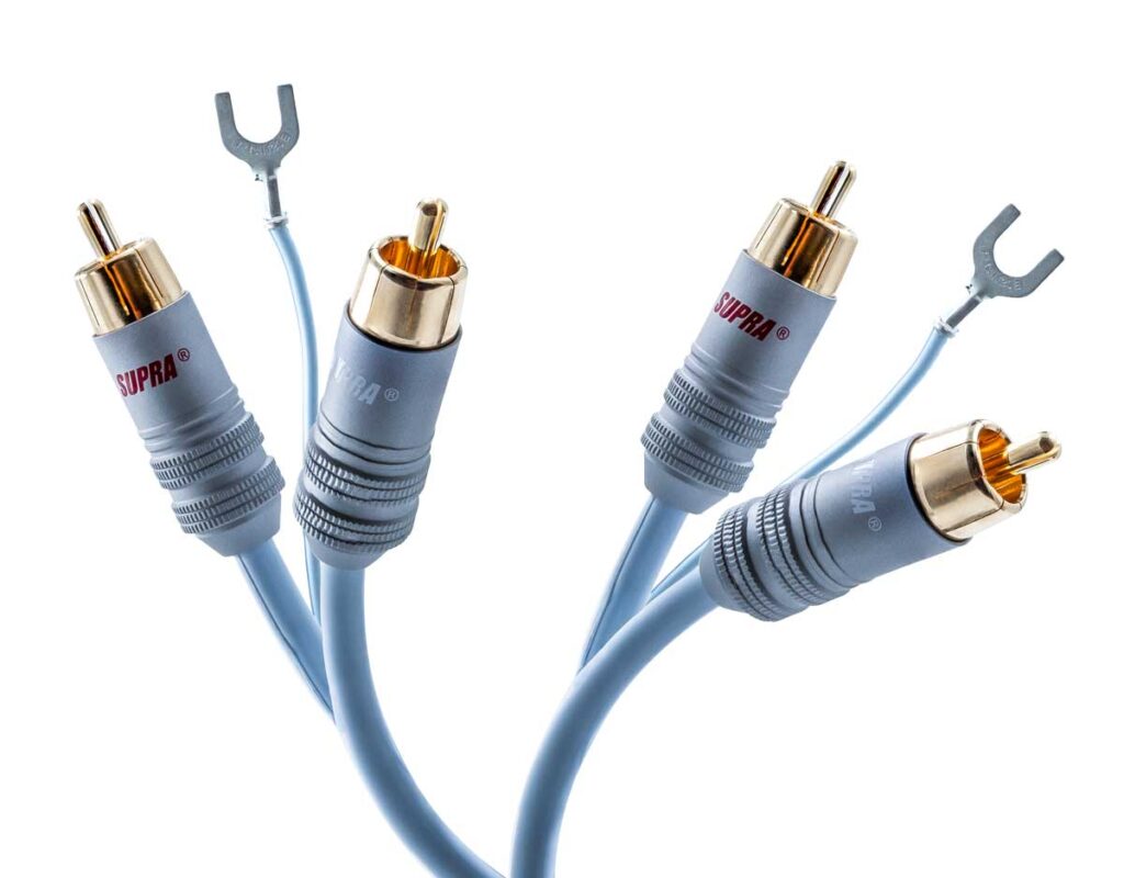 Supra Phono 2RCA-SC Audio Cable 1m