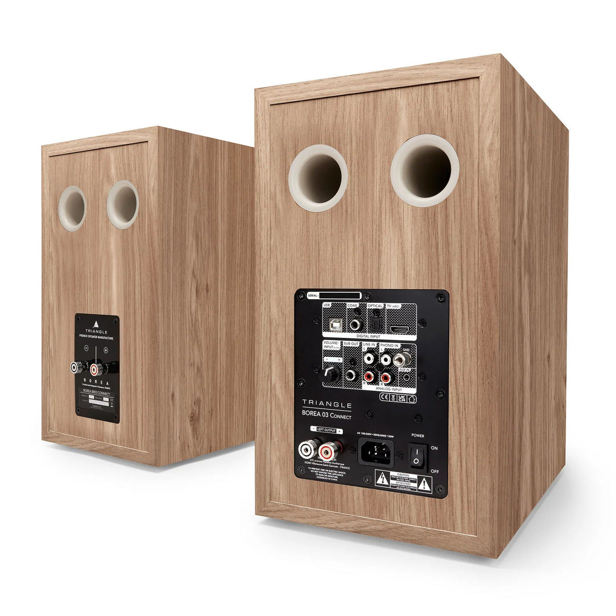 Triangle BR03 CONNECT Bluetooth Speakers Light Oak (1 pair)