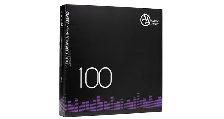 Audio Anatomy Inner Sleeves 12 Inch Cream - 100 pack contents