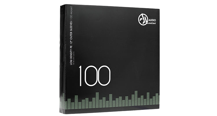Audio Anatomy Vinyl Outer PP Sleeves 12 Inch - 100 Pack