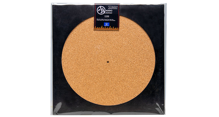 Audio Anatomy Cork Slipmat 3mm - with packaging