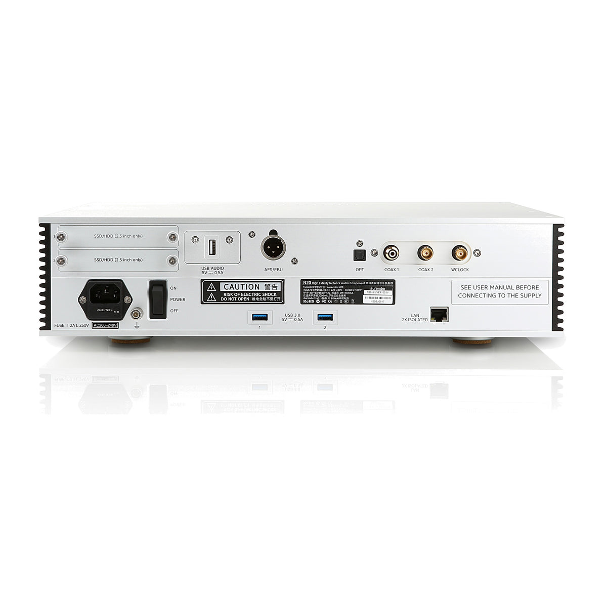 Aurender N20 Signature Music Server Silver