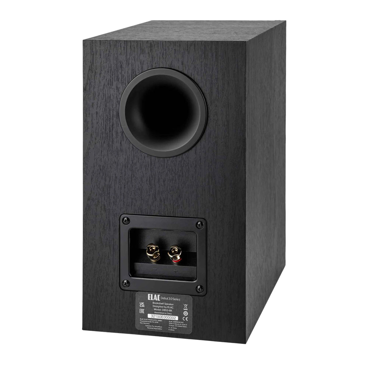 Elac Debut 3.0 DB53 Bookshelf Speakers (1 Pair) - Black