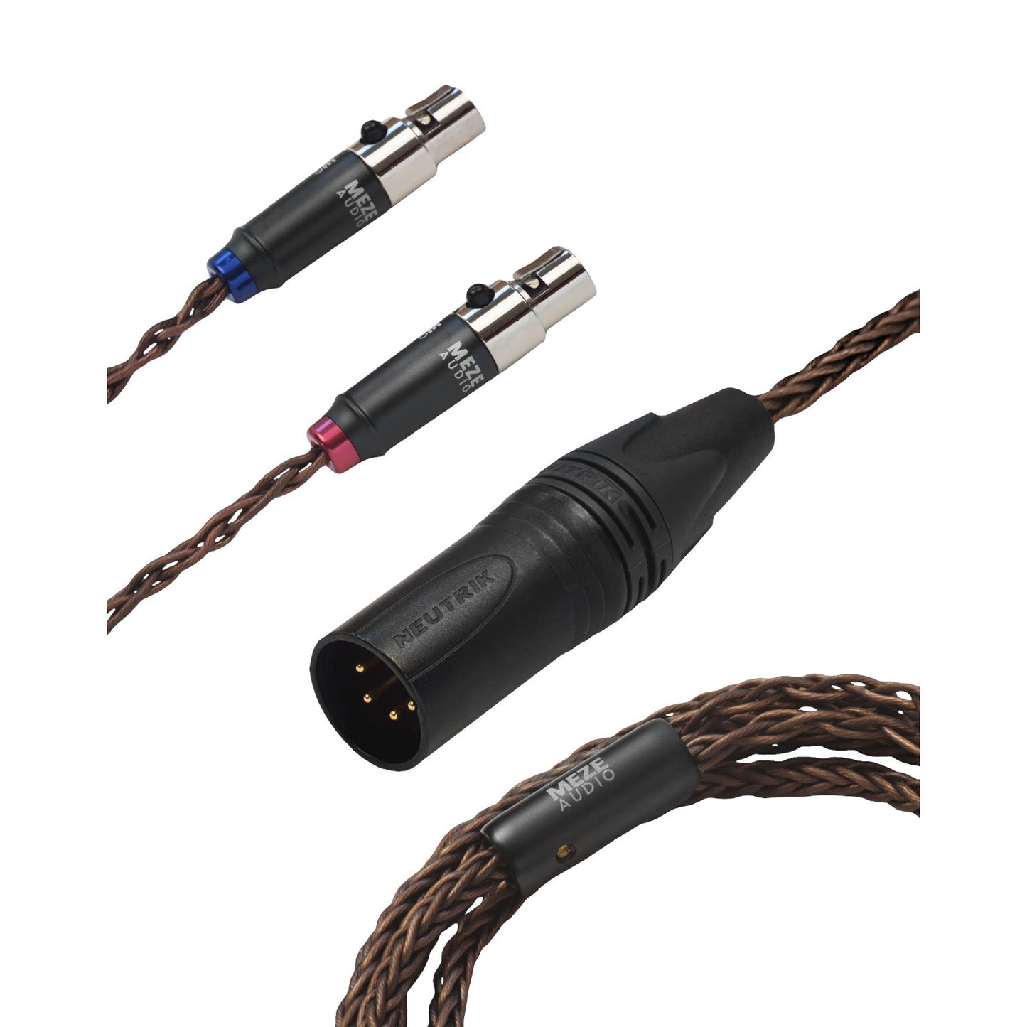 MEZE AUDIO mini XLR to 4 PIN XLR balanced copper PCUHD premium cable