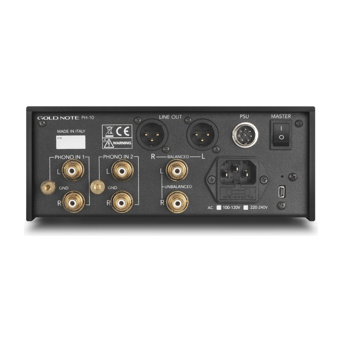 Gold Note PH-10 Phono Stage Black
