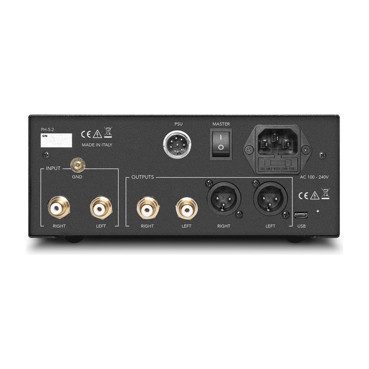 Gold Note PH-5.2 Phono Stage Black