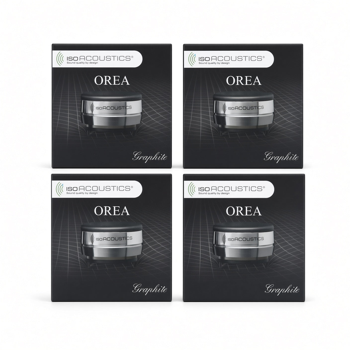 IsoAcoustics Orea Graphite audio isolation feets (4 Pcs pack)
