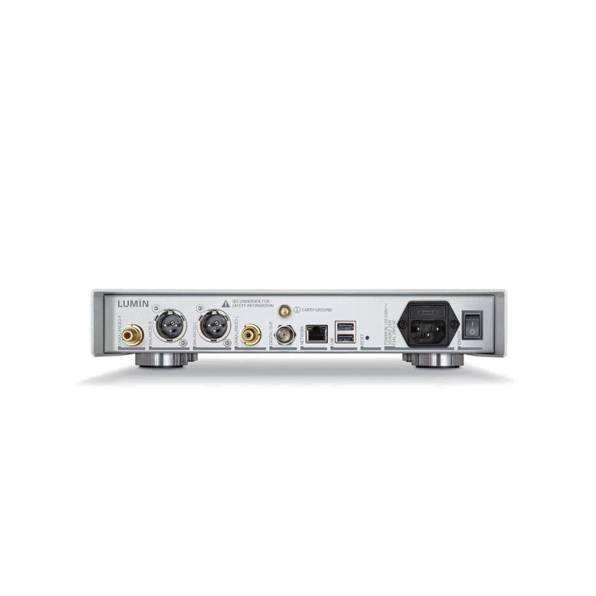 Lumin D3 Network Music Player Silver