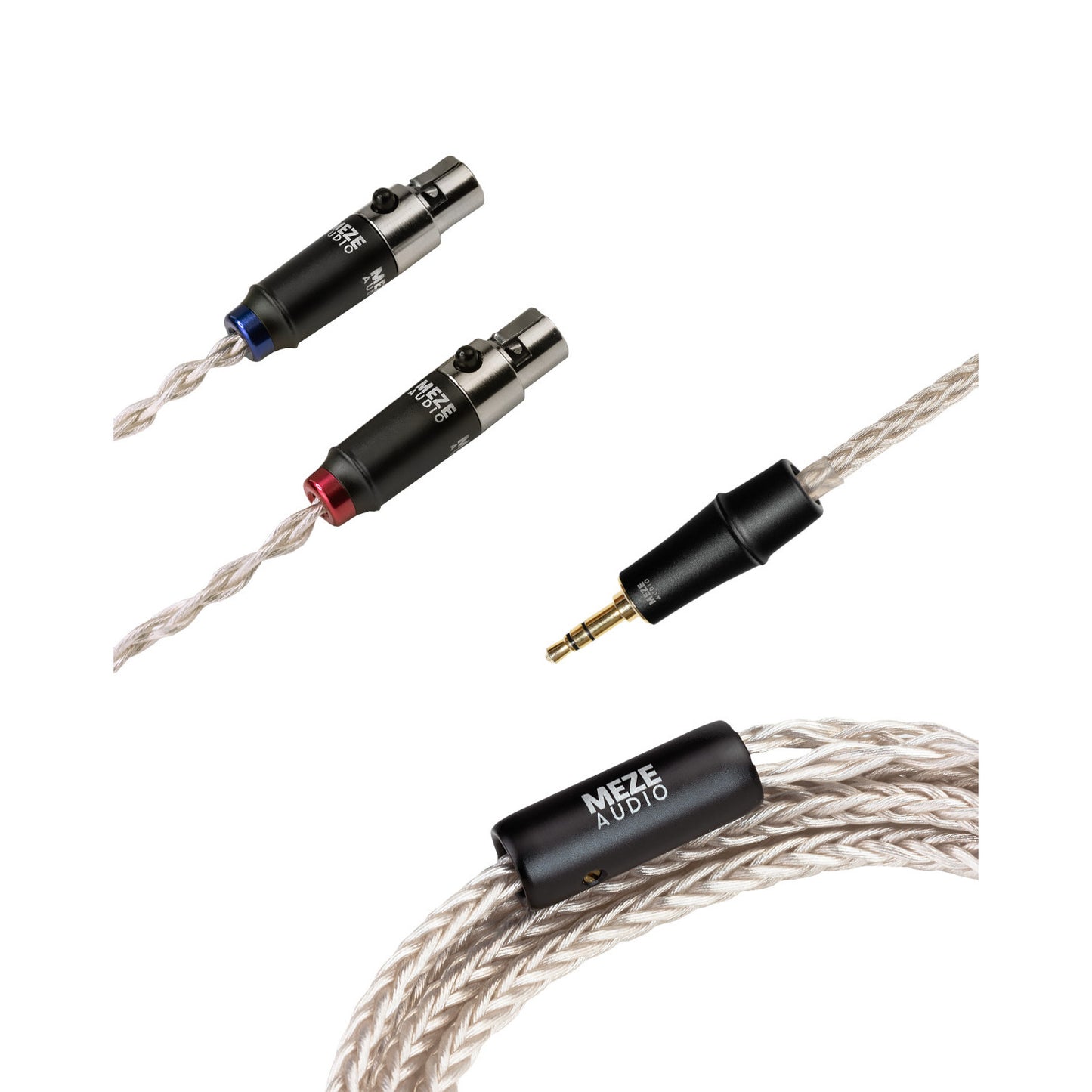 MEZE AUDIO mini XLR to 3.5 mm silver plated PCUHD premium cable