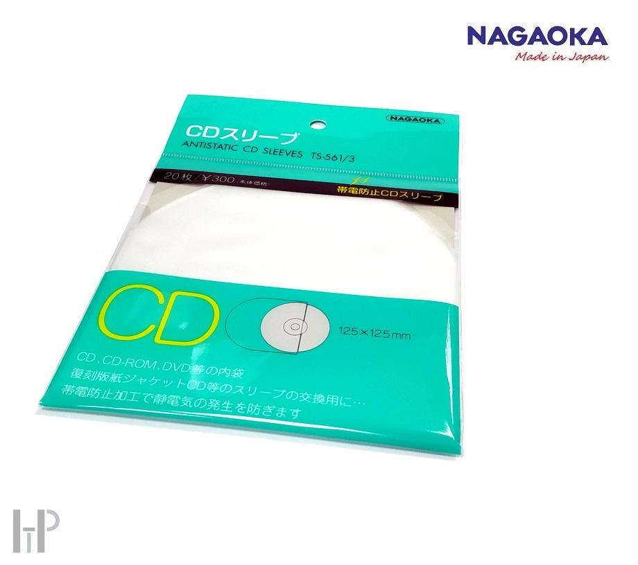 Nagaoka Antistatic CD Sleeves TS-561/3 (30-pack)