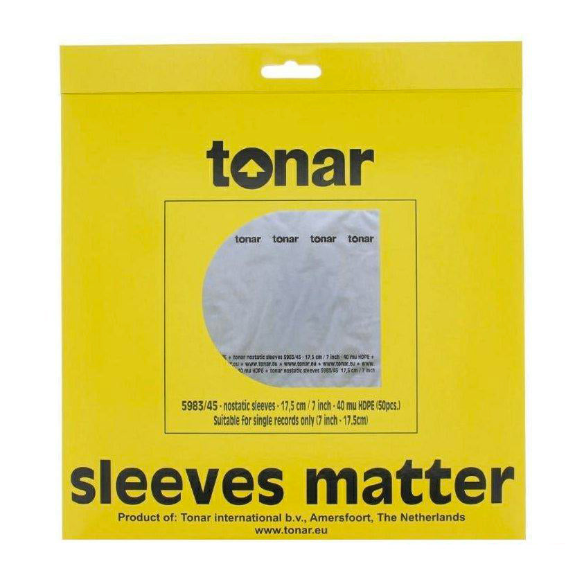 Tonar Nostatic 7" Sleeves for records
