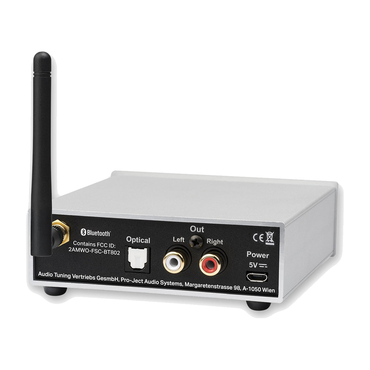 Pro-Ject BT Box S2 HD Bluetooth Receiver Silver
