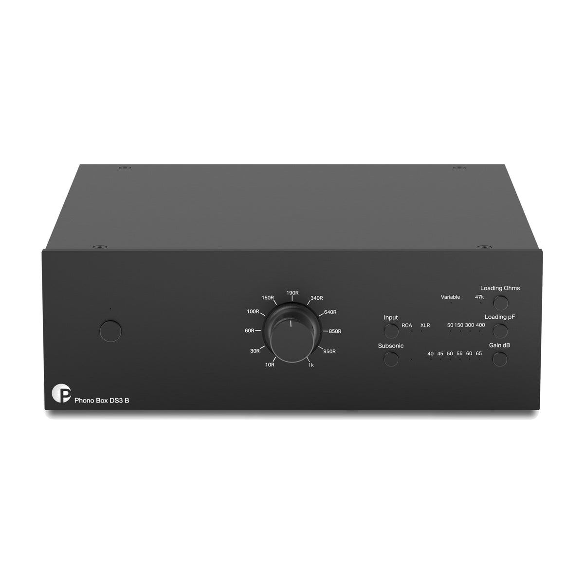 Pro-Ject Phono Box DS3 B Balanced Phono Preamplifier Black