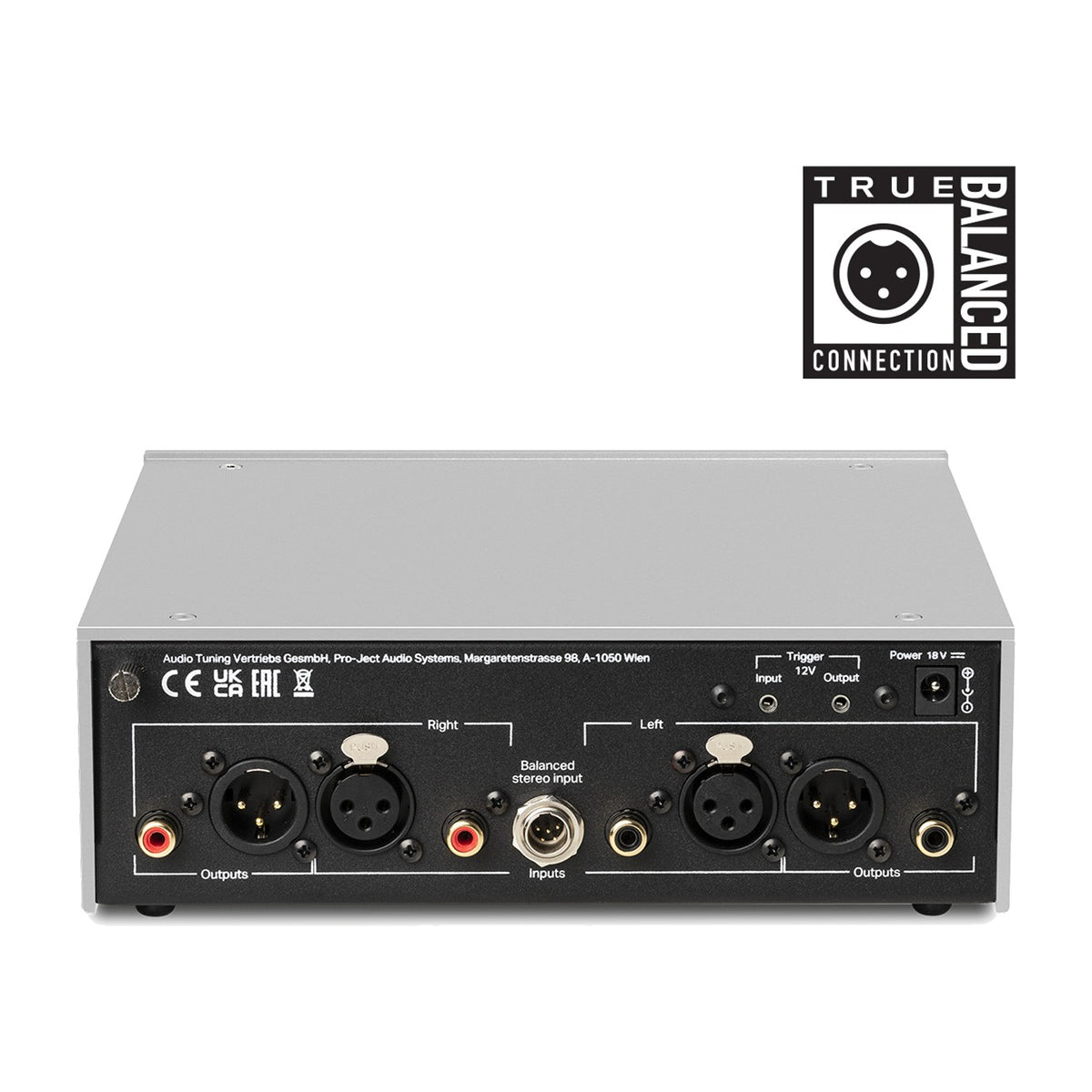 Pro-Ject Phono Box DS3 B Balanced Phono Preamplifier Silver