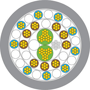 XLO Reference 3-10 6N Copper Audiophile Power Cable 3,66 m; SCHUKO/IEC 16A Connectors