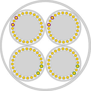 XLO Reference 3-5.4 6N Copper Solid Core Bi-Wire Speaker Cable 2,44 m Banana Connectors (pair, used or demo)