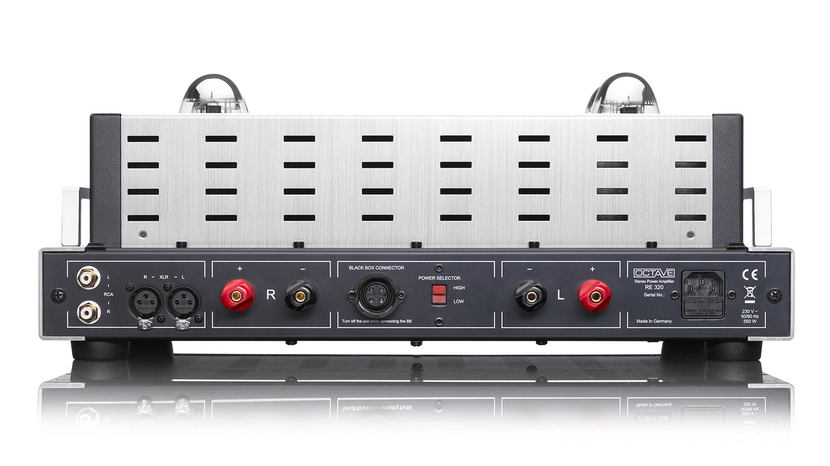 Octave RE 320 Stereo Tube Power Amplifier Silver