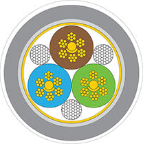 XLO Signature 3-10 OCC-6N Audiophile Power Cable 0,91 m SCHUKO/IEC 16A Connectors