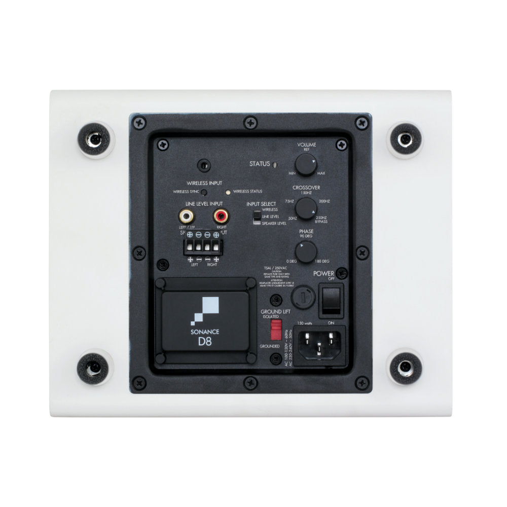 Sonance D8 subwoofer white