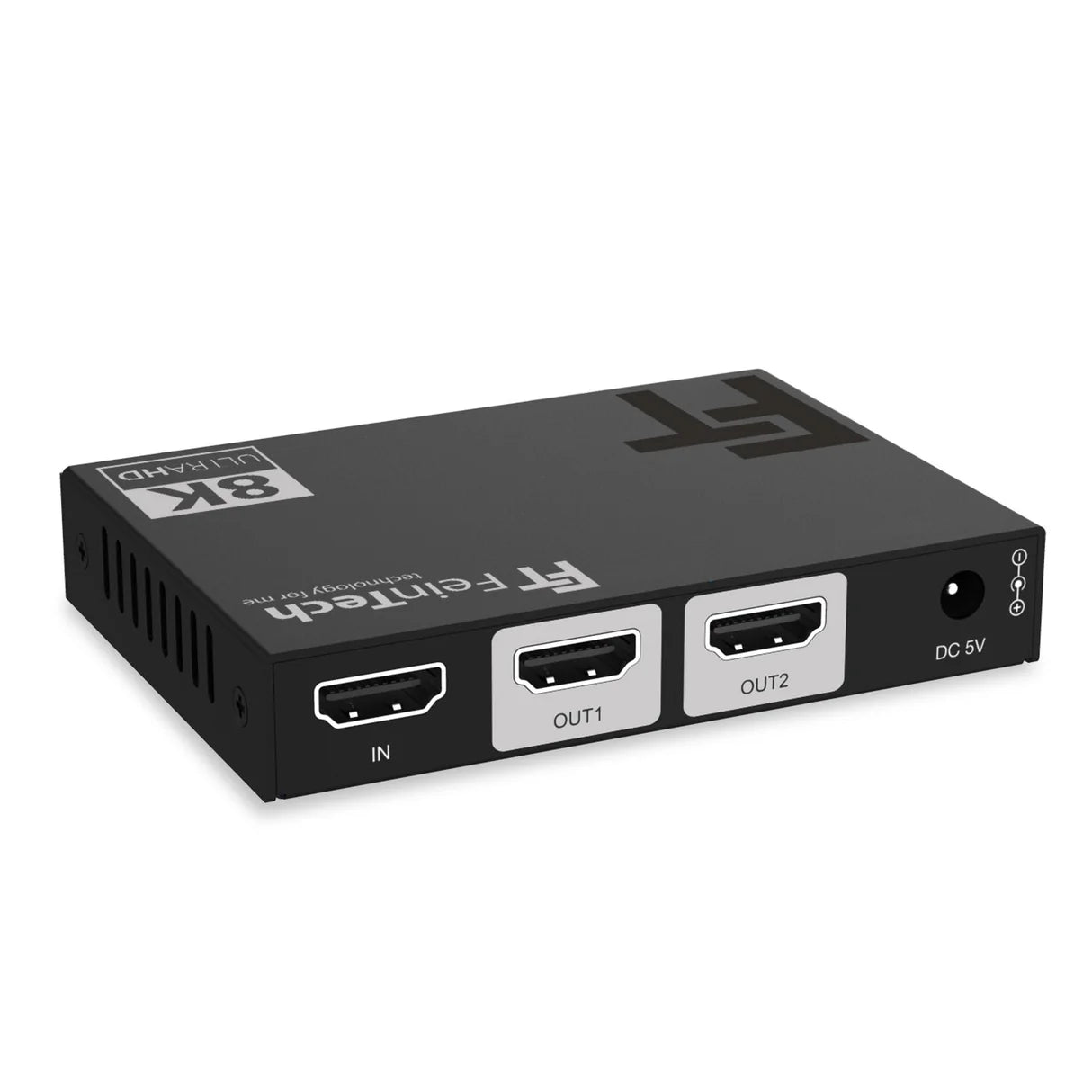 FeinTech HDMI 2.1 Splitter 1 In 2 Out | 4K 120Hz | Downscaler