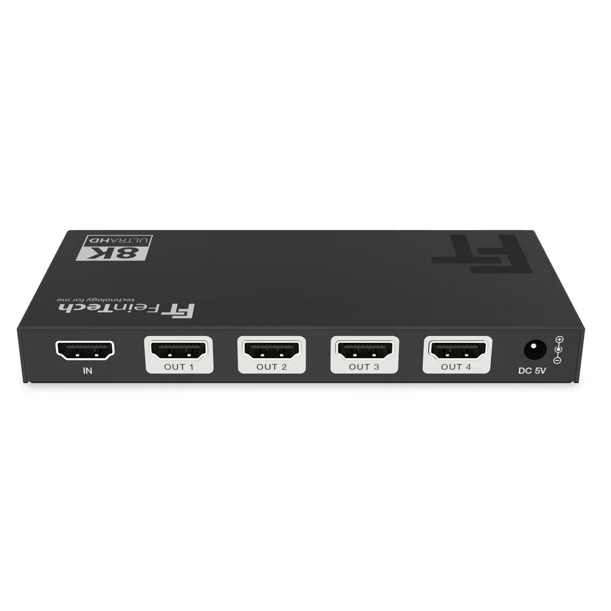 FeinTech HDMI 2.1 Splitter 1 In 4 Out | 4K 120Hz | Downscaler