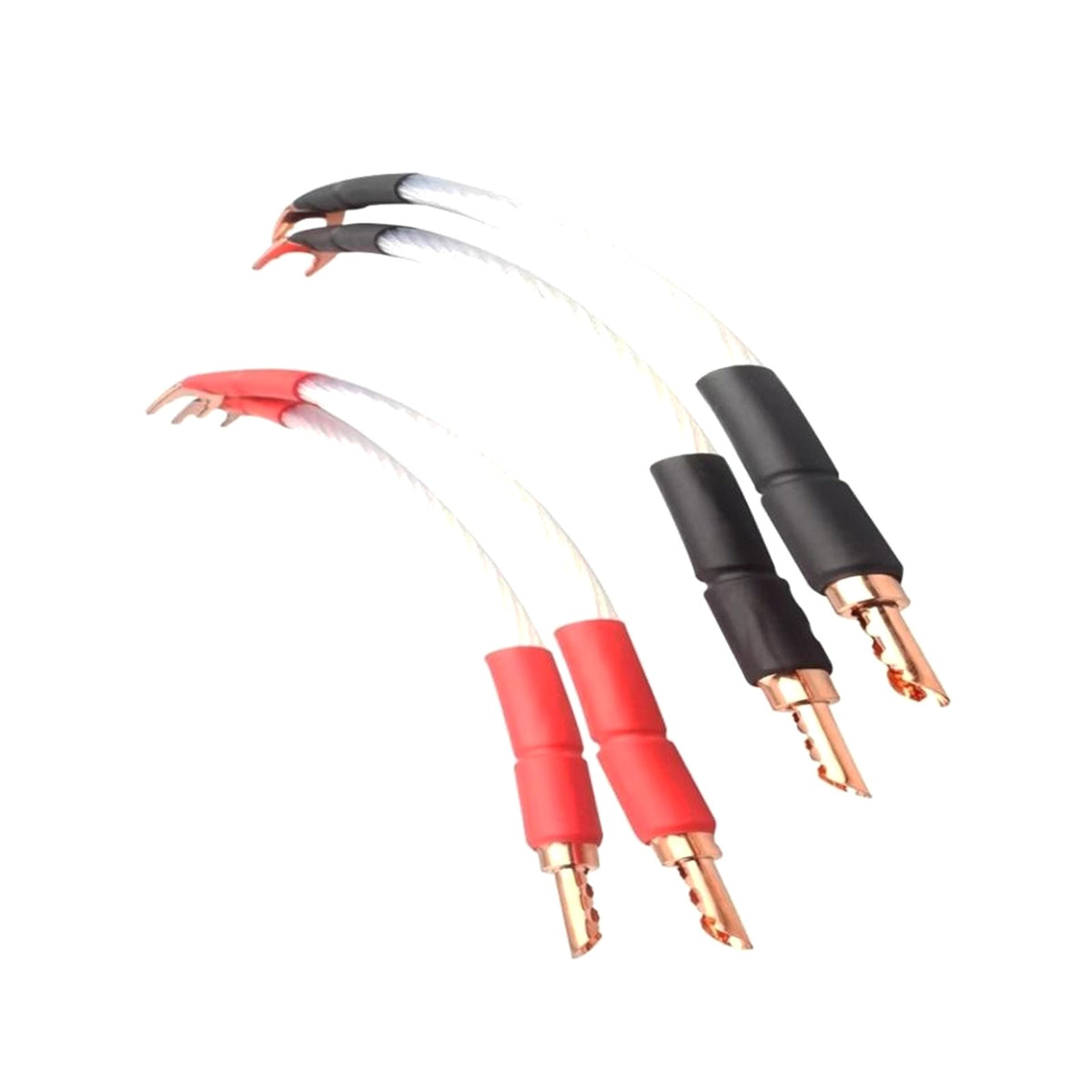 TESLA Bi-Wire Jumpers 5N OCC Spade-Spade (Set of 4)