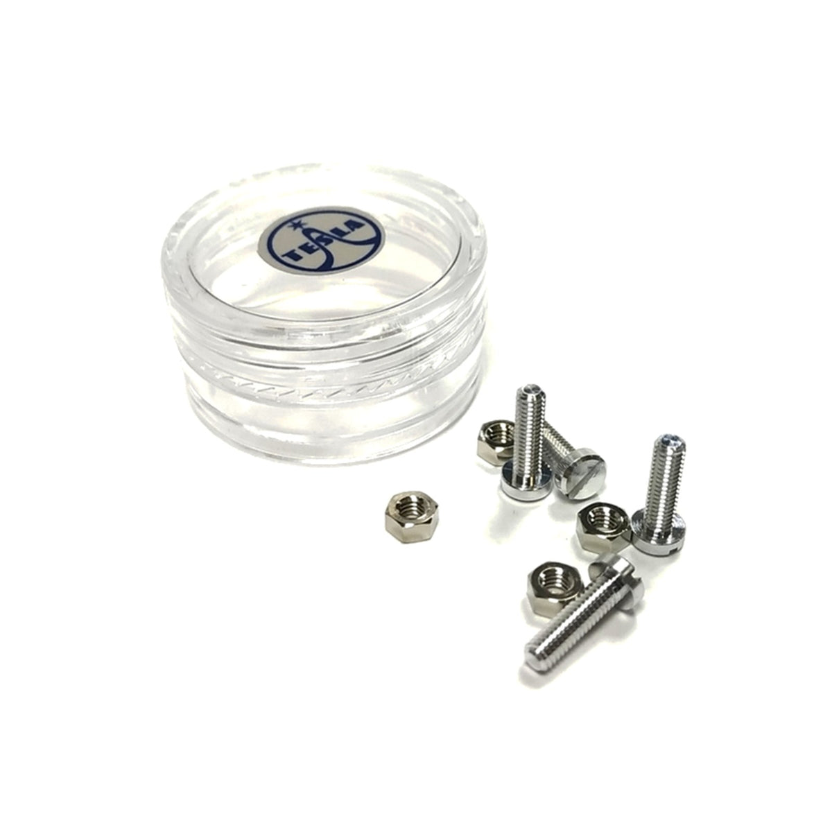TESLA Turntable Cartridge Screws B (Set of 4 + Nuts)