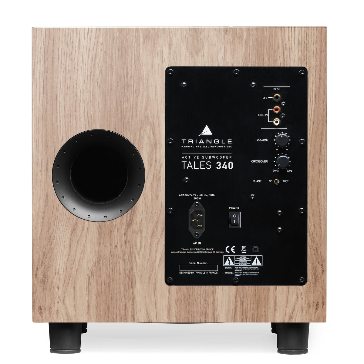 Triangle Tales 340 Light Oak - angle