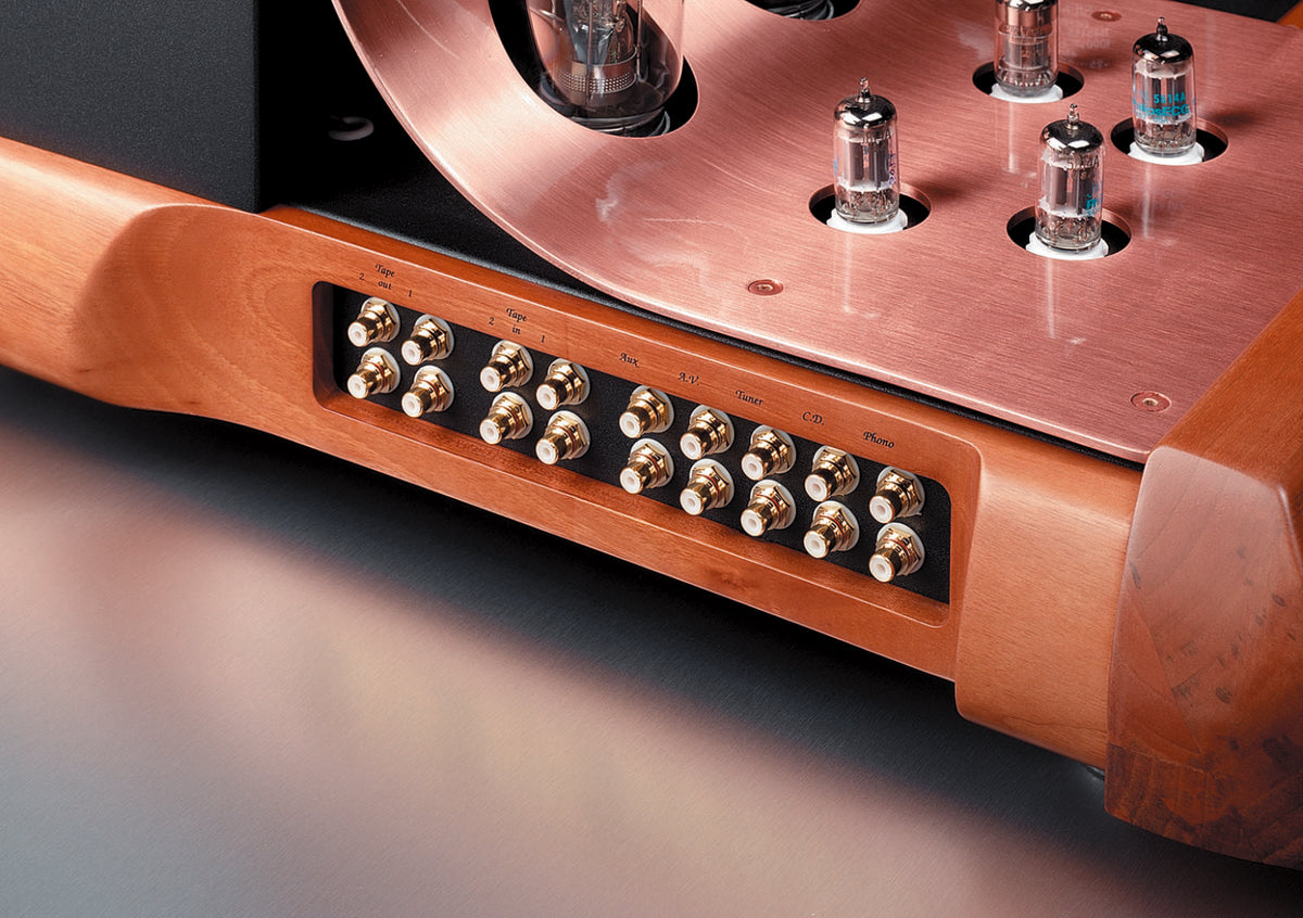 Unison Research Absolute 845 SE Dual Mono Stereo Integrated Valve Amplifier Cherry