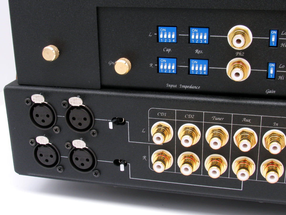 Unison Research Reference Pre Dual Mono Valve Preamplifier Cherry