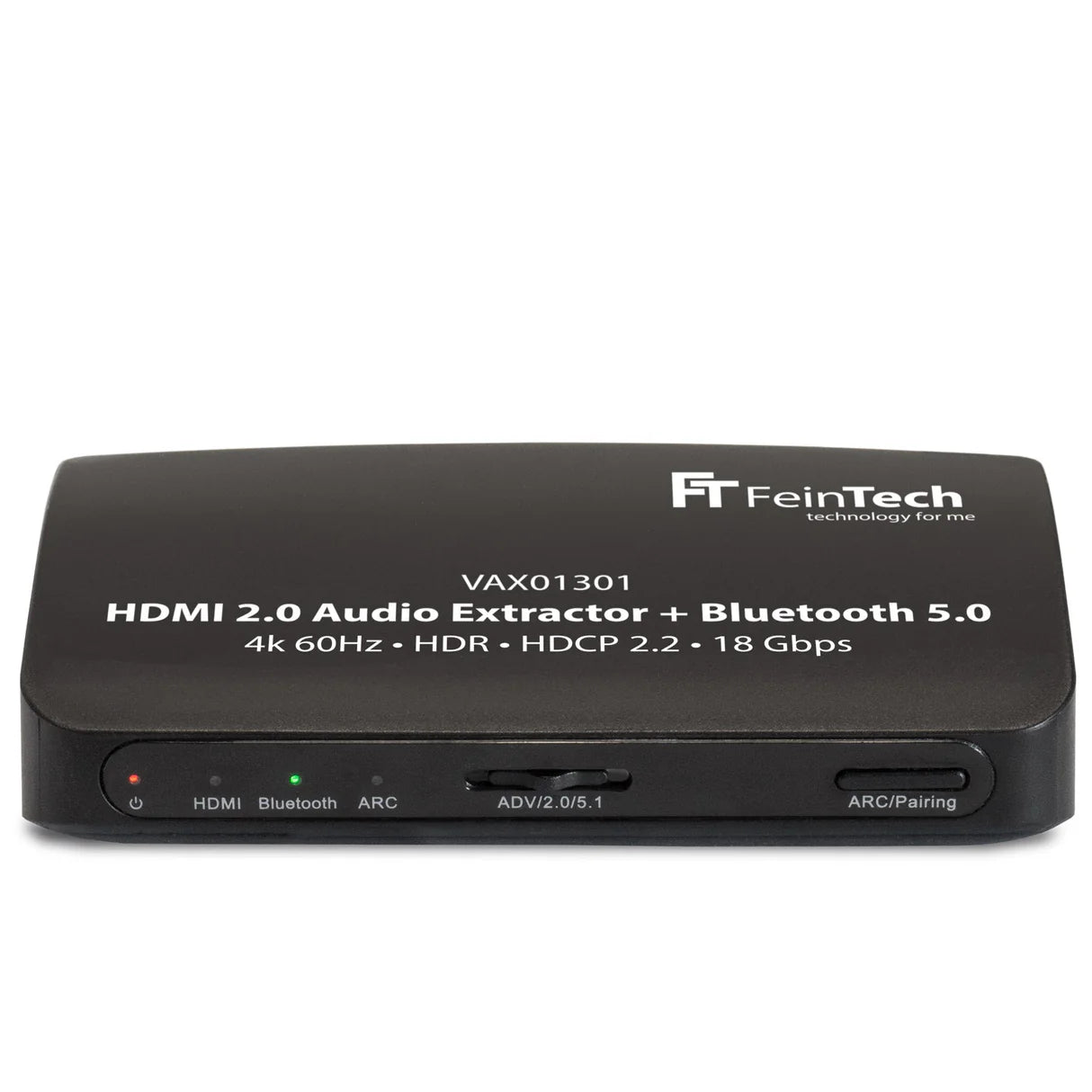 FeinTech HDMI Audio Extractor with wireless audio transmission and ARC