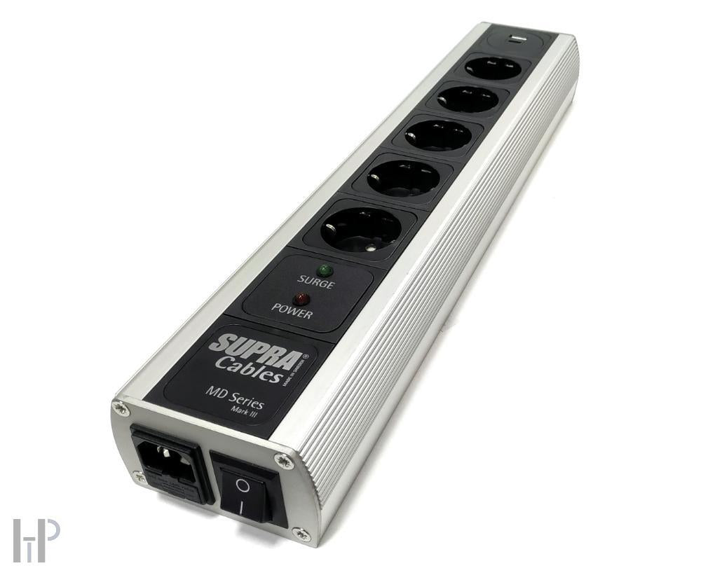 SUPRA MAINS BLOCK MD05-EU/SP with USB A/C SWITCH