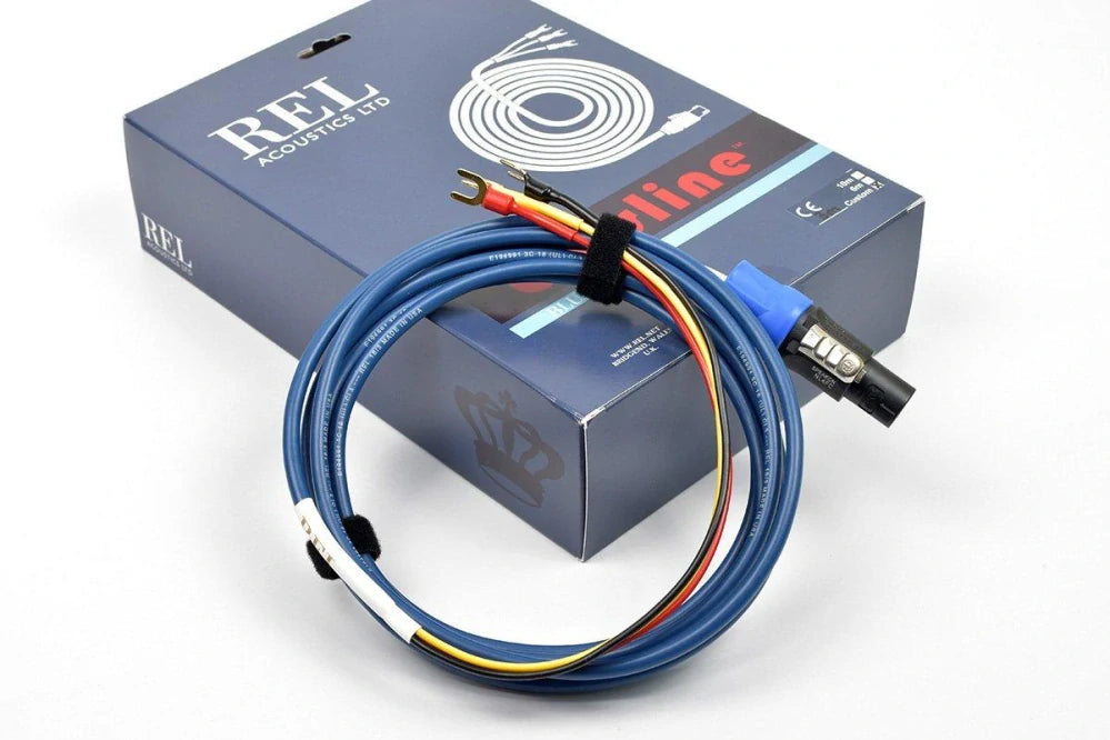 REL Acoustics BASSLINE BLUE – Subwoofer Audio Cable