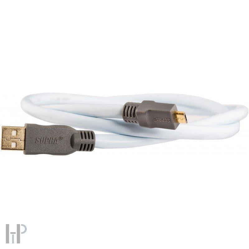 SUPRA USB 2.0 A-MICRO B BLUE 2m Cable