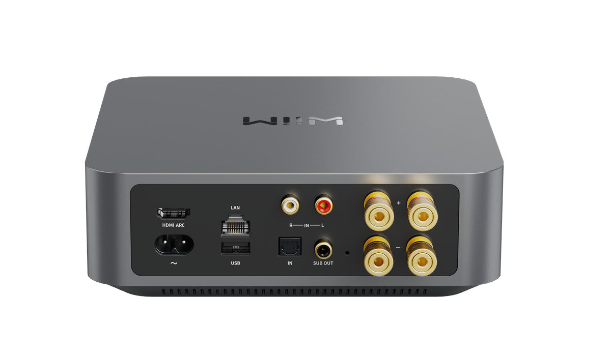 WiiM Amp Streaming Amplifier - Space Gray
