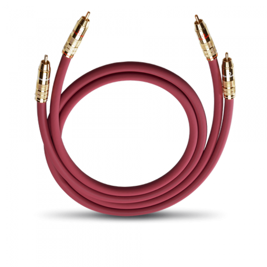Oehlbach NF 214 Master Set 2x1,0m CINCH / CINCH Cable bordeaux